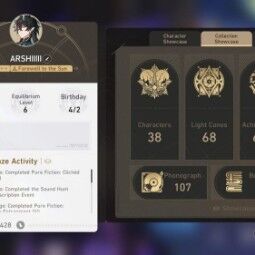 Top Account - EU - TR 70 - +16 5Star Characters - +7 5Star Light Cone's - More Eidolons E6 - +100 STallar Jids - Selected WARP - More Peties+  - [ALL INFO in D 3